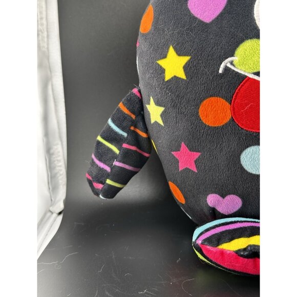 Little Miss Matched Black Silly Monster Pillow Buddy  13"  Plush Stuffed Animal - Picture 6 of 14